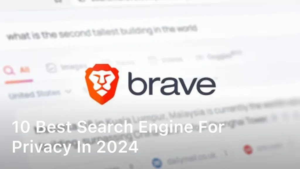 best search engine for privacy