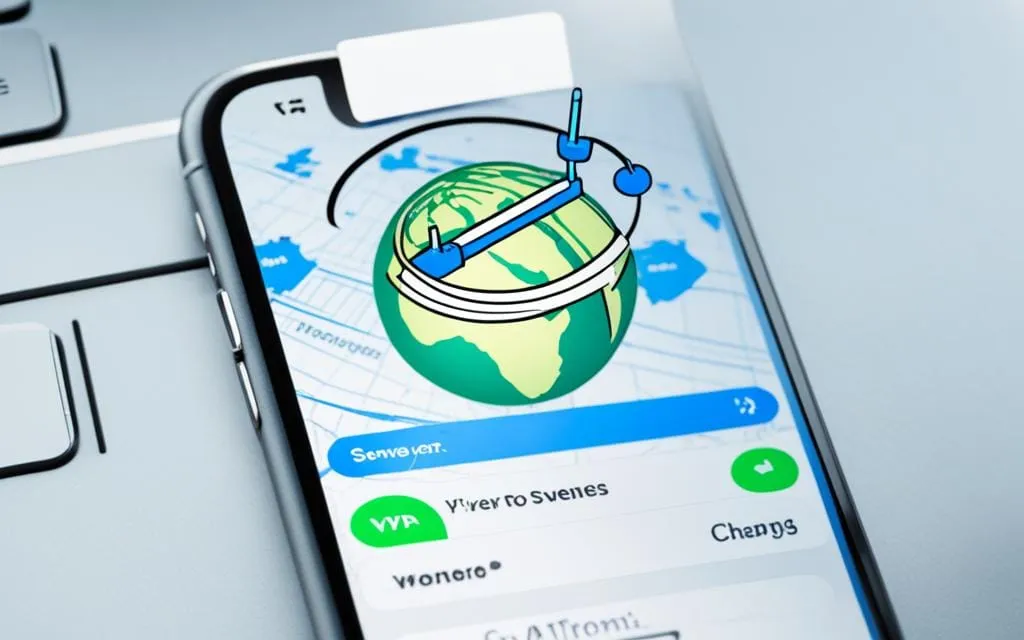 change vpn server on iphone