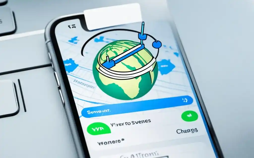 change vpn server on iphone