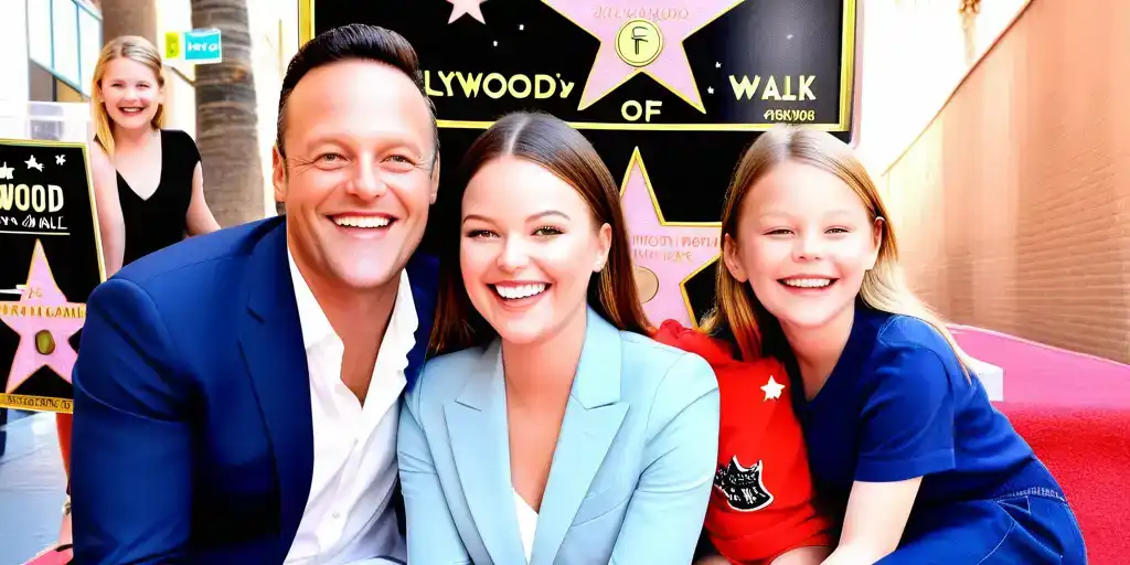 Vince Vaughn Celebrates Walk of Fame Honor with Family
