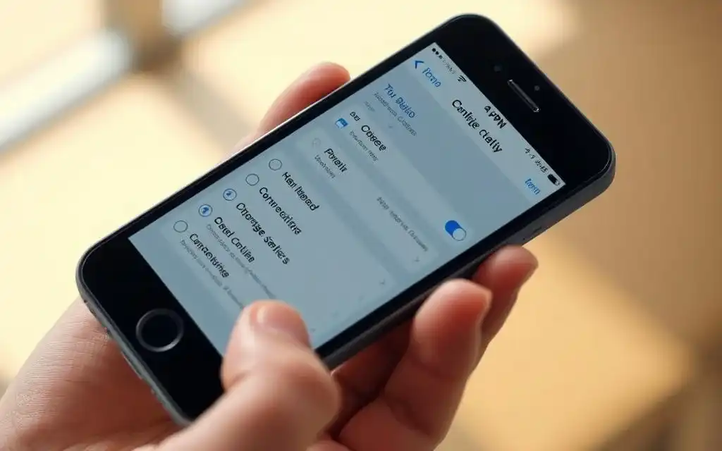 VPN app setup on iPhone VPN app setup on iPhone